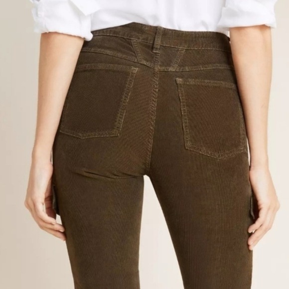 Closed by Free People "Lotti" Italian Brown Corduroy Utility Cargo Pants Size31 - Picture 7 of 15